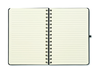 Logo trade promotional merchandise picture of: A5 notebook with phone holder