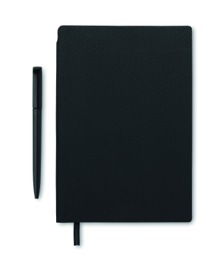 Logo trade corporate gift photo of: A5 PU notebook with pen