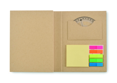 Logo trade promotional giveaways image of: Stationary set with notepad