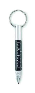 Logo trade advertising products picture of: Key ring with twist action pen