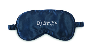 Logo trade promotional merchandise image of: Soft polyester eye mask
