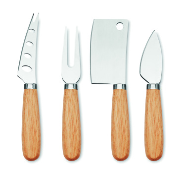 Logotrade business gifts photo of: Set of 4 cheese knives