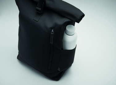 Logotrade corporate gift image of: Roll top backpack 390 gr/m²