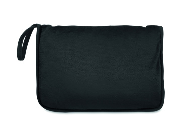 Logo trade corporate gifts image of: 2 in 1 travel blanket set