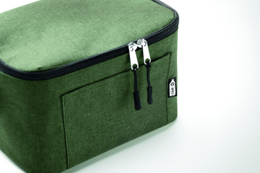 Logo trade business gifts image of: 600D RPET Cooler bag for cans