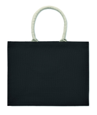 Logo trade promotional gifts picture of: Jute bag with cotton handle
