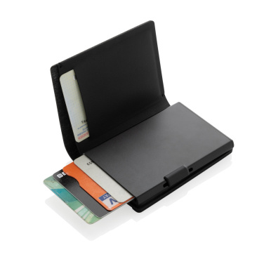 Logo trade promotional merchandise picture of: Seekcard RCS rpolyester card wallet with worldwide locating
