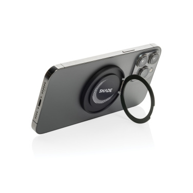 Logo trade corporate gift photo of: Terra Magnetic RCS rplastic magnetic phone holder with ring