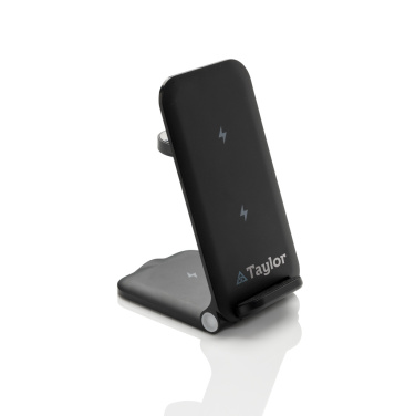 Logotrade promotional product image of: Powerpal 3 in 1 RCS recycled plastic 15W charger