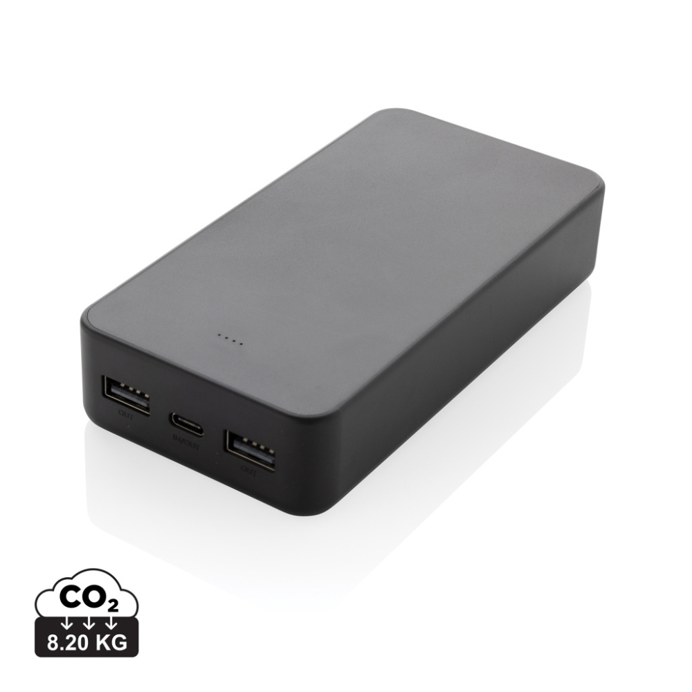 Logotrade promotional gift picture of: Boostcore RCS recycled plastic powerbank 20.000mAh USB C