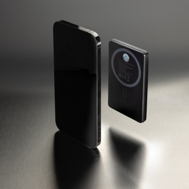 Logo trade promotional items image of: Orion RCS recycled aluminum 5000 mah 5W magnetic powerbank