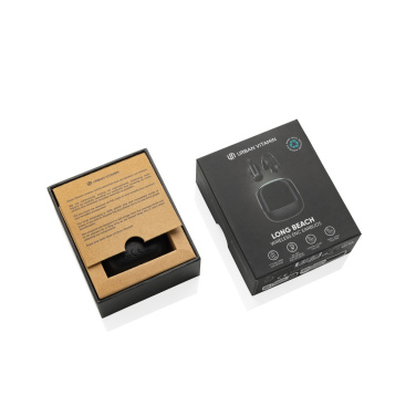 Logo trade business gifts image of: Urban Vitamin Long Beach ENC rplastic wireless earbuds
