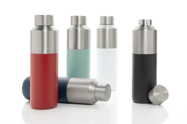 Logo trade promotional gifts image of: Fluid RCS certified recycled steel water bottle 600ml