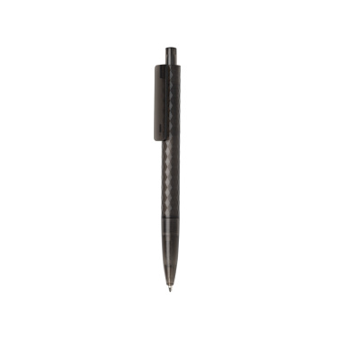 Logo trade promotional items image of: X3 GRS recycled PC plastic pen frosted