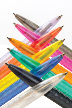 Logotrade promotional product picture of: X3 GRS recycled PC plastic pen frosted