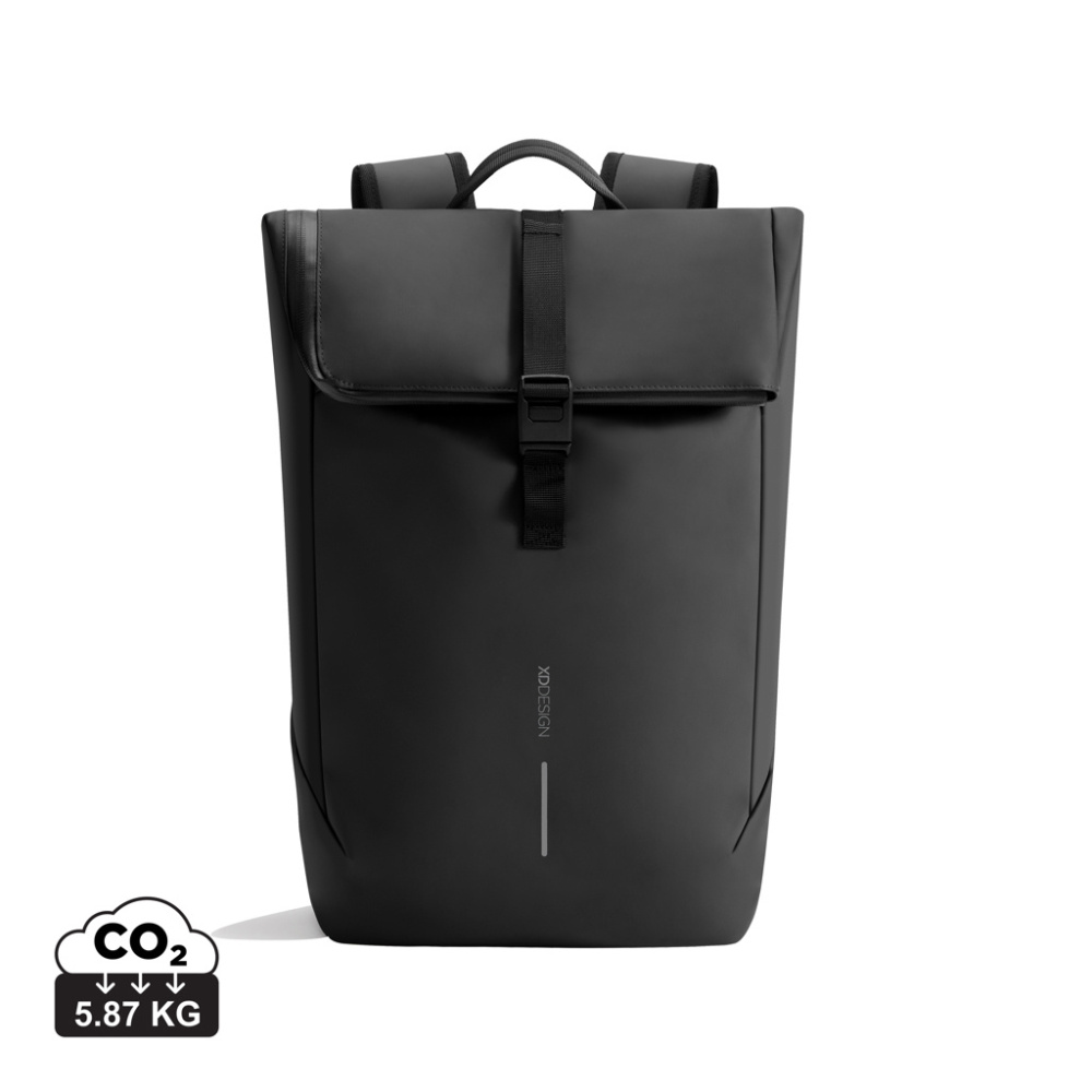 Logo trade promotional items picture of: Urban Water Resistant Flap-top Backpack