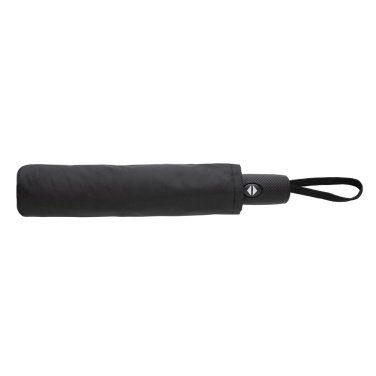 Logo trade promotional item photo of: Swiss Peak Vito Aware™ RPET 21 inch auto open/close umbrella