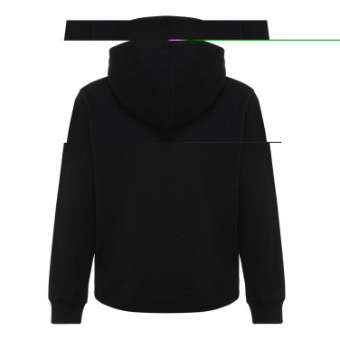 Logo trade promotional gifts image of: Iqoniq Yengo kids recycled cotton hoodie with sidepockets