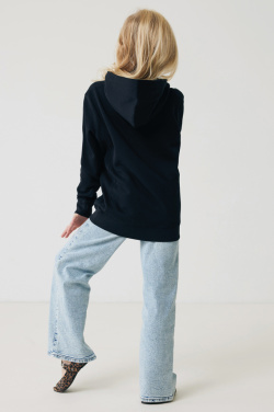 Logotrade promotional gift image of: Iqoniq Yengo kids recycled cotton hoodie with sidepockets
