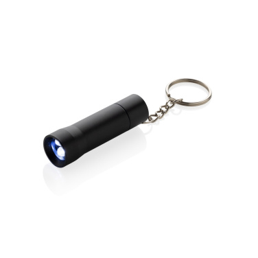 Logo trade promotional giveaways image of: Flash RCS recycled aluminium keychain torch