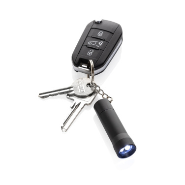 Logotrade promotional gift image of: Flash RCS recycled aluminium keychain torch