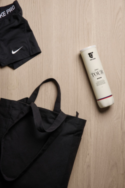 Logo trade promotional giveaway photo of: VINGA Hilo AWARE™ recycled canvas zip tote