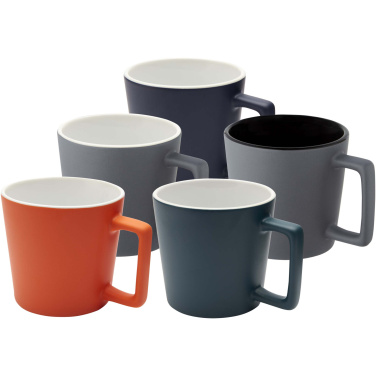 Logo trade promotional giveaways image of: Cali 370 ml ceramic mug with matt finish