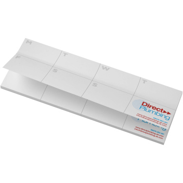 Logotrade promotional gift picture of: Sticky-Mate® recycled sticky notes with printed planner