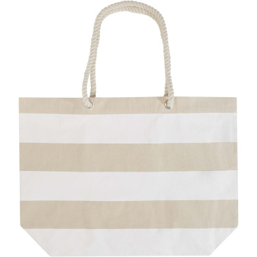 Logo trade promotional items image of: Florida 270 g/m² GRS recycled beach tote bag 18L