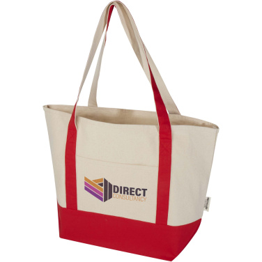 Logotrade advertising product image of: Sam 320 g/m² GRS recycled cotton tote bag