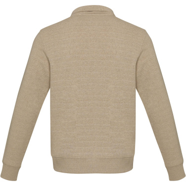 Logo trade business gift photo of: Tin unisex Aware™ recycled quarter zip sweater