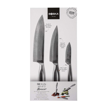 Logotrade business gift image of: BOSKA Kitchen Knives Monaco+, set of 3