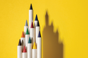 Logo trade promotional giveaways image of: Micki GRS infinity 12pc coloring pencil set