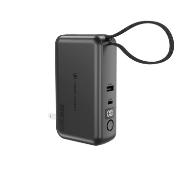 Logotrade promotional merchandise photo of: Urban Vitamin Eureka hybrid GANcharger 10000mah powerbank65W