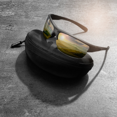 Logotrade business gift image of: Polarized sunglasses MANASLU Schwarzwolf