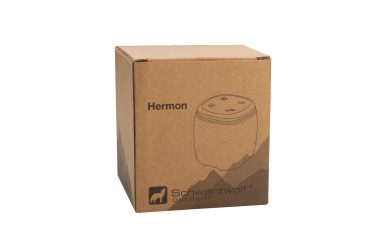 Logotrade business gift image of: Bluetooth speaker HERMON Schwarzwolf