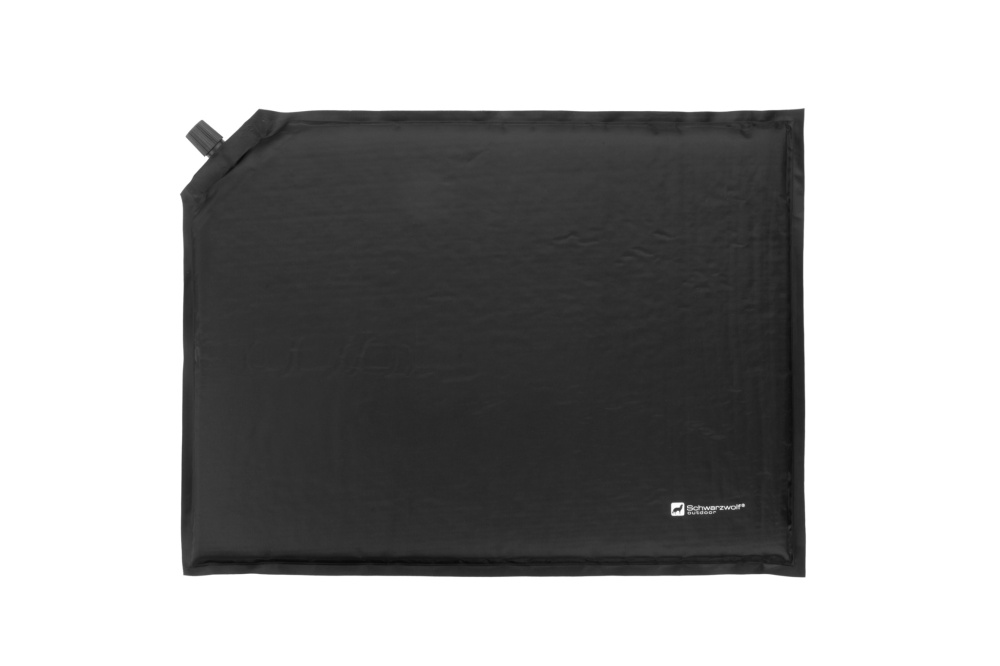 Logotrade promotional merchandise image of: Inflatable cushion ANTERO Schwarzwolf