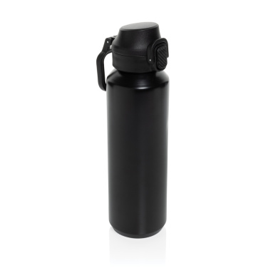 Logotrade promotional gift picture of: Via RCS Re-steel lockable sport bottle 600ML