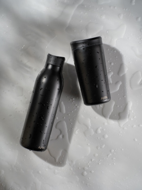 Logo trade promotional merchandise image of: Avira Alix RCS re-steel click tumbler 400ML