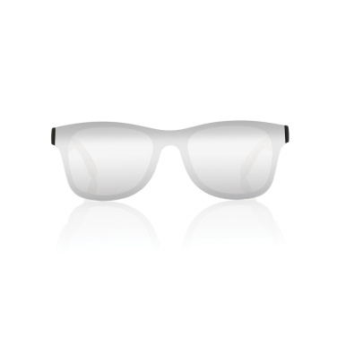 Logotrade promotional item image of: Prism RCS recycled plastic sunglasses with bamboo frame