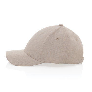 Logotrade corporate gift picture of: Milo AWARE™ recycled heather 6 panel cap 200gr