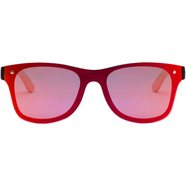 Logotrade promotional merchandise image of: Tan sunglasses with bamboo temples