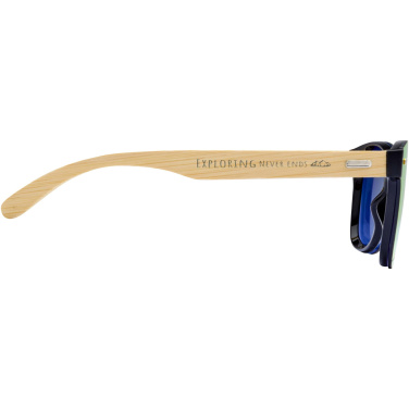 Logotrade promotional products photo of: Tan sunglasses with bamboo temples