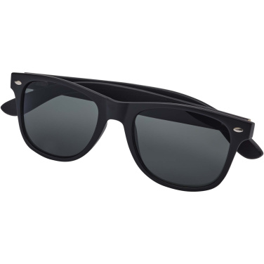 Logo trade promotional item photo of: Arlo bamboo sunglasses with black coating