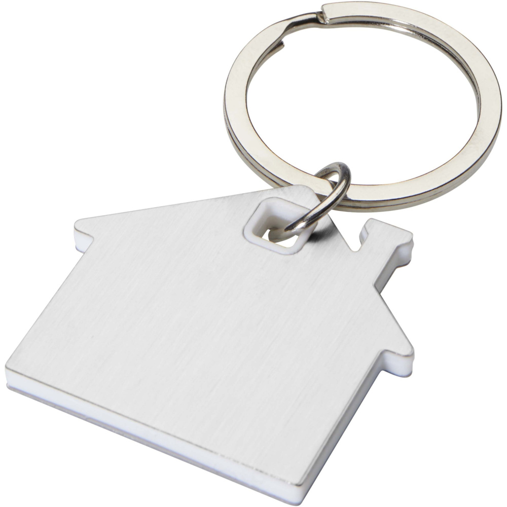 Logo trade promotional product photo of: Nook house-shaped keychain