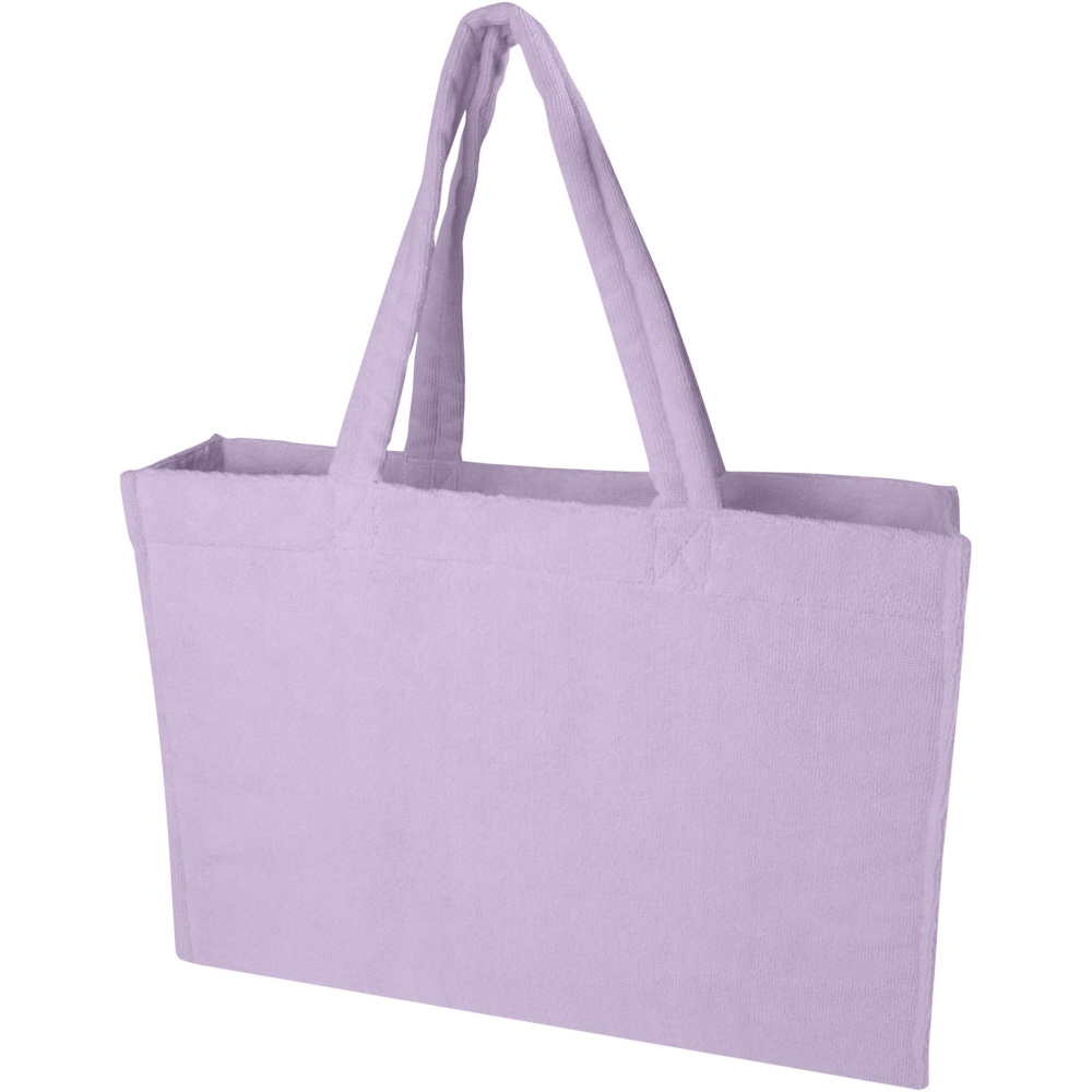 Logo trade promotional item photo of: Siam GRS recycled terry beach tote bag 13L