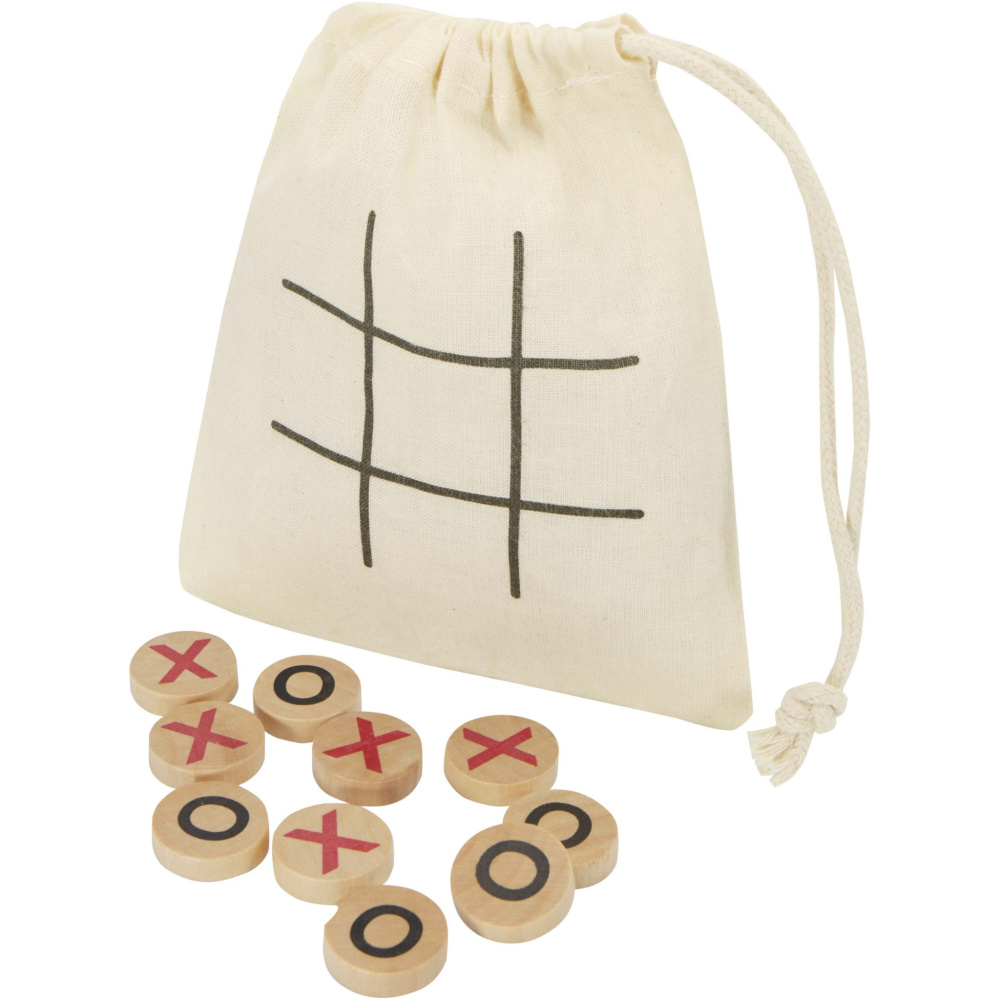 Logo trade business gifts image of: Whorl wooden tic, tac, toe game