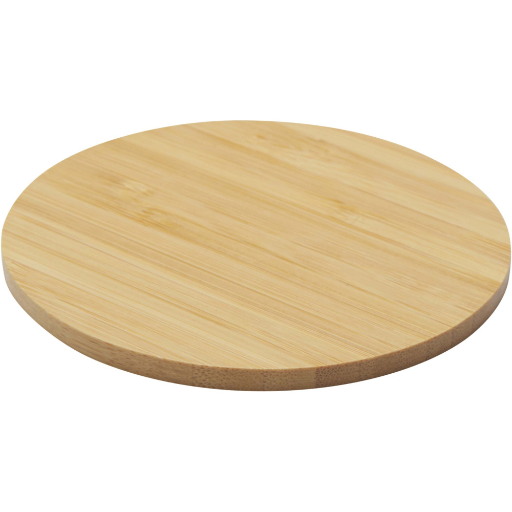 Logo trade promotional products picture of: Cha bamboo coaster