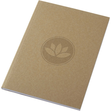 Logotrade corporate gifts photo of: Novella Austen A5 recycled soft cover kraft notebook - 50 sheets