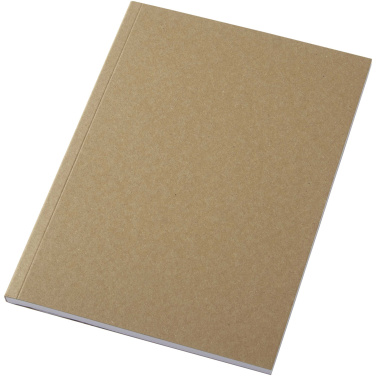 Logotrade corporate gift image of: Novella Austen A5 recycled soft cover kraft notebook - 50 sheets